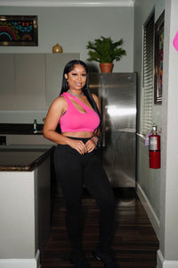 .Sports high-waisted hip lift fitness pants