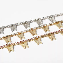 Load image into Gallery viewer, Jewelry 18K Gold/silver “plated” butterfly choker (Fashion Jewelry)

