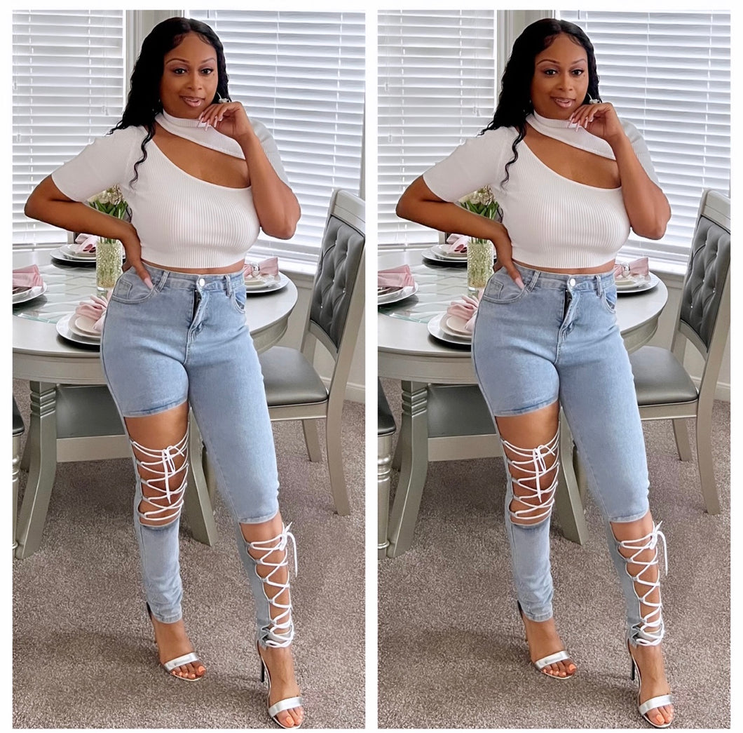 High waist pencil Jeans